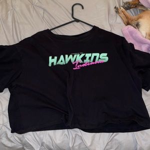 Cropped Stranger Things T-Shirt